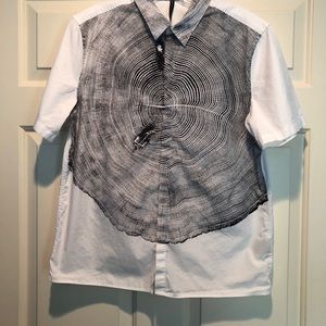 Blackbarrett by Neil Barrett bowling shirt